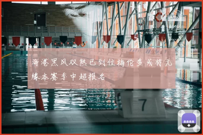 海港黑风双煞已到位梅伦多或将无缘本赛季中超报名