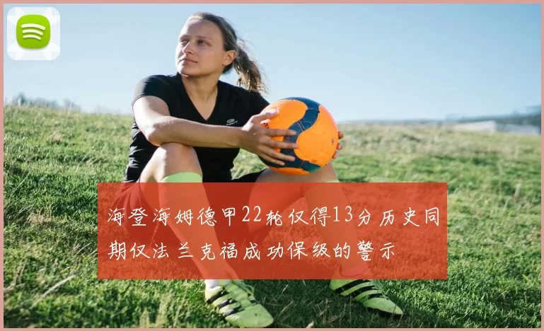 海登海姆德甲22轮仅得13分历史同期仅法兰克福成功保级的警示
