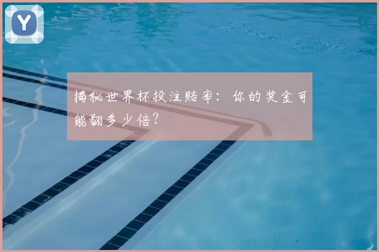 揭秘世界杯投注赔率：你的奖金可能翻多少倍？